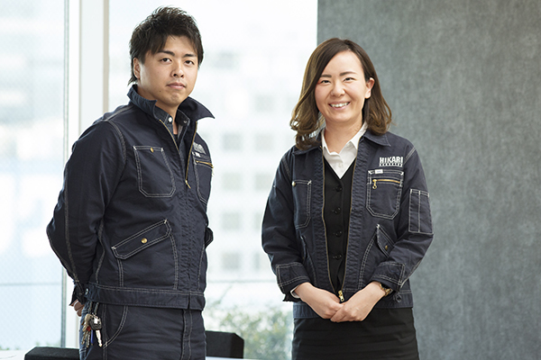 デニム作業着 ひかり建設様 ユニフォームのダイイチ デニム作業着 ひかり建設様 ユニフォームのダイイチ